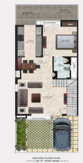 villa grande Floor Plan Ground Floor Plan
