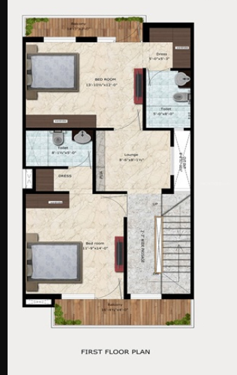 villa grande Floor Plan First Floor Plan