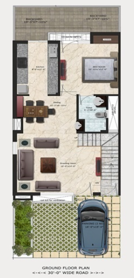 villa grande Floor Plan Ground Floor Plan