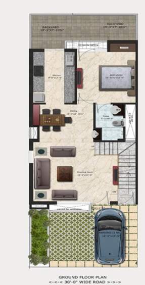 villa grande Floor Plan Ground Floor Plan