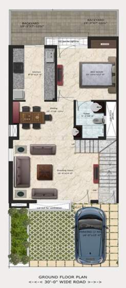villa grande Floor Plan Ground Floor Plan