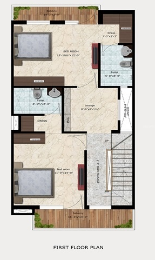 villa grande Floor Plan First Floor Plan