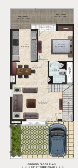 villa grande Floor Plan Ground Floor Plan