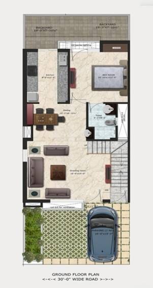 villa grande Floor Plan Ground Floor Plan