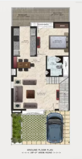 villa grande Floor Plan Ground Floor Plan
