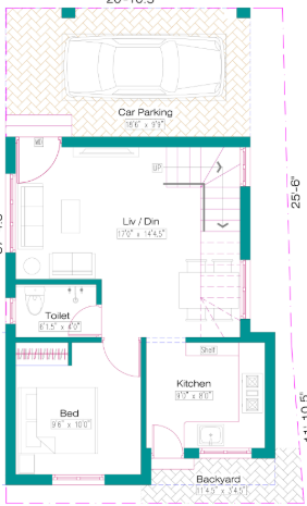  royal villa Floor Plan Ground Floor Plan