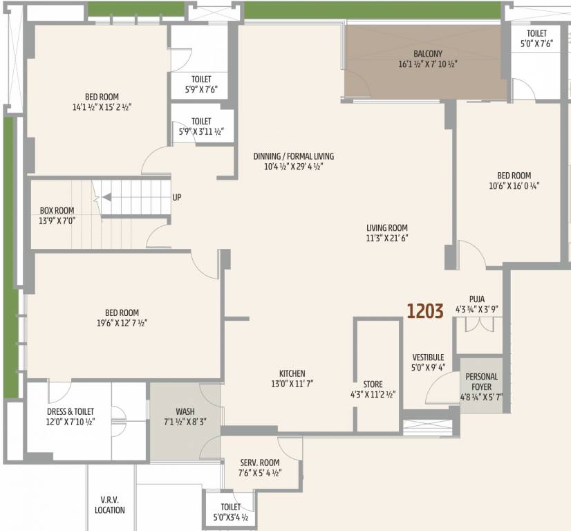 grace 3 Floor Plan Lower Level Penthouse Plan