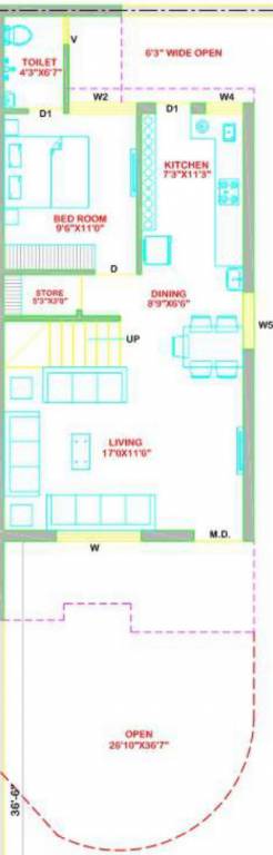 exotica Floor Plan Ground Floor Plan
