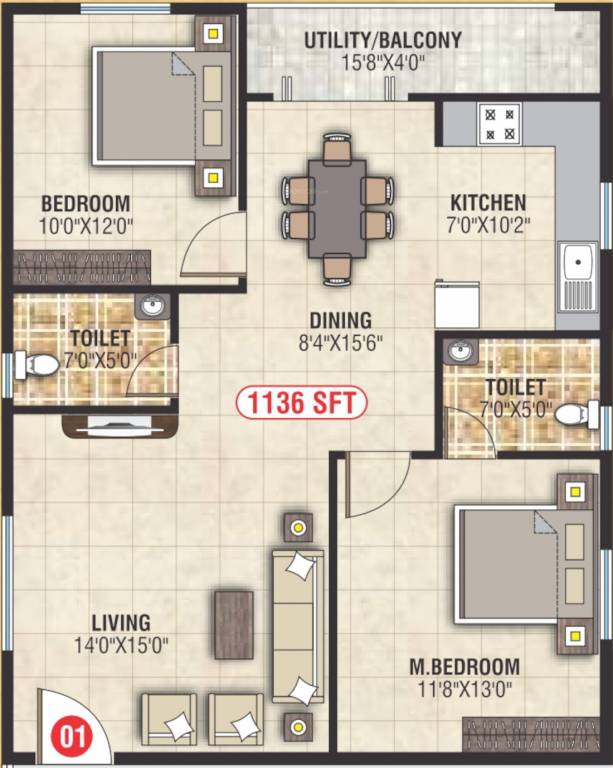  gokulam Floor Plan Floor Plan