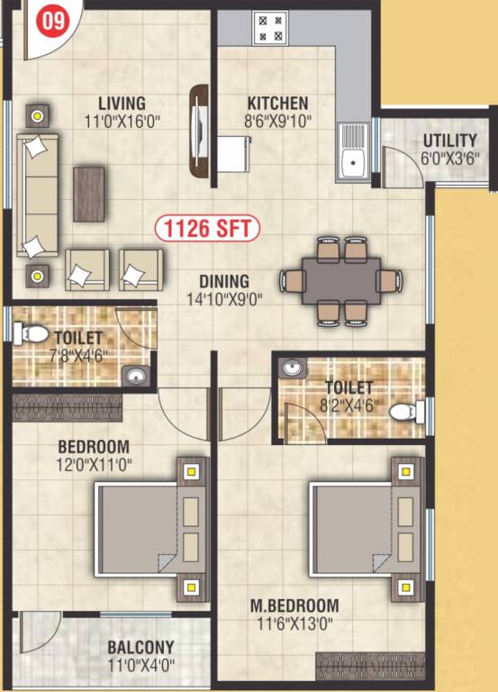  gokulam Floor Plan Floor Plan