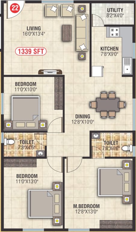  gokulam Floor Plan Floor Plan