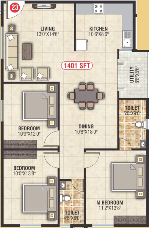  gokulam Floor Plan Floor Plan