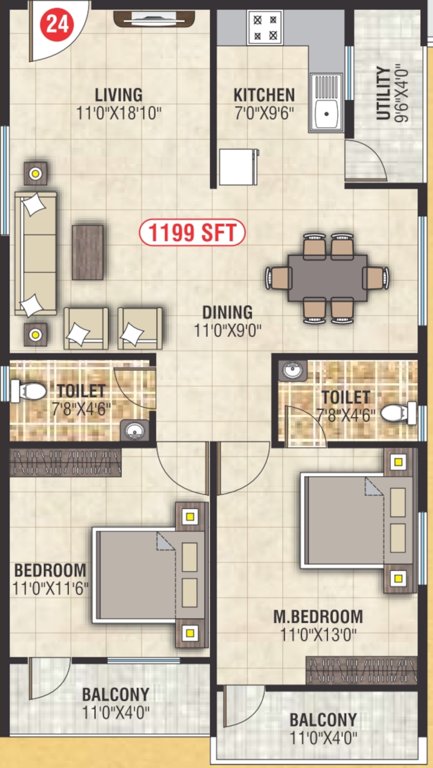  gokulam Floor Plan Floor Plan