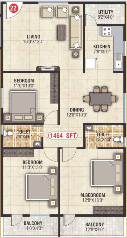 gokulam Floor Plan Floor Plan