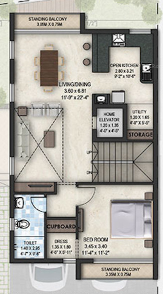  eden villas Floor Plan First Floor Plan