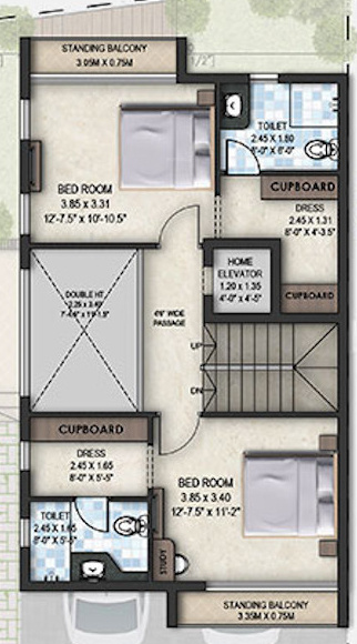  eden villas Floor Plan Second Floor Plan