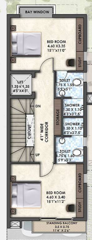 eden villas Floor Plan Second Floor Plan