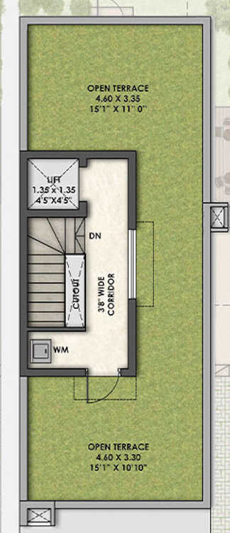 Terrace Floor Plan eden villas Floor Plan Terrace Floor Plan