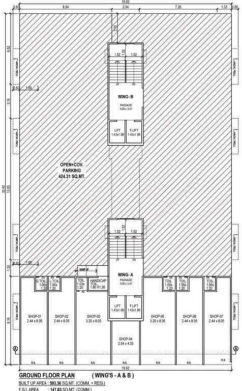  laxminarayan residency Floor Plan Floor Plan