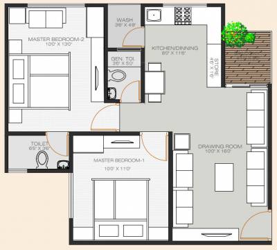  mangla-gauri-residency Floor Plan Floor Plan
