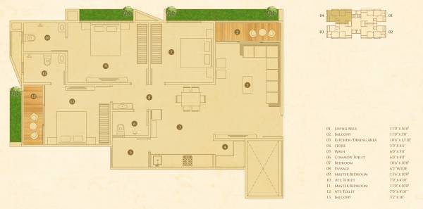  satya-sankalp-sky Floor Plan Floor Plan