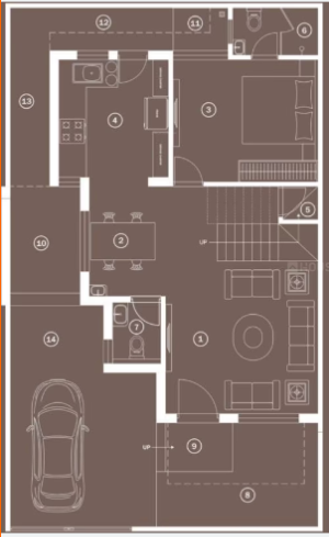  sky city Floor Plan Ground Floor Plan
