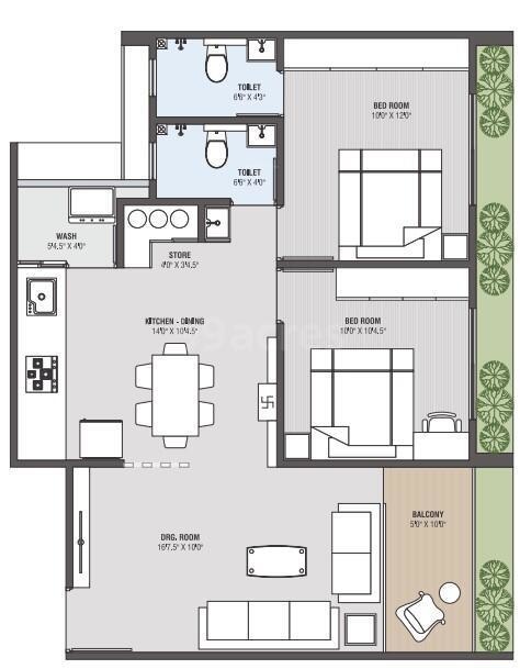 Floor Plan radhe exotica Floor Plan Floor Plan