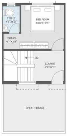 Second Floor Plan satyam villa Floor Plan Second Floor Plan