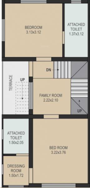  shree-madhav-villa Floor Plan First Floor Plan