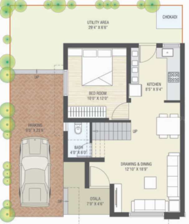 city Floor Plan Ground Floor Plan
