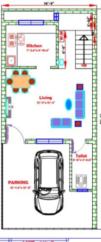  villas Floor Plan Ground Floor Plan