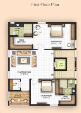  affluence Floor Plan First Floor Plan
