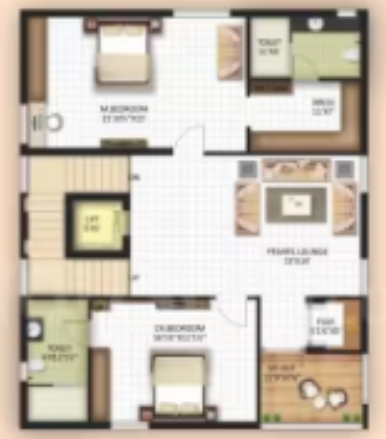  affluence Floor Plan First Floor Plan