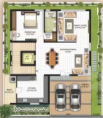  affluence Floor Plan Ground Floor Plan