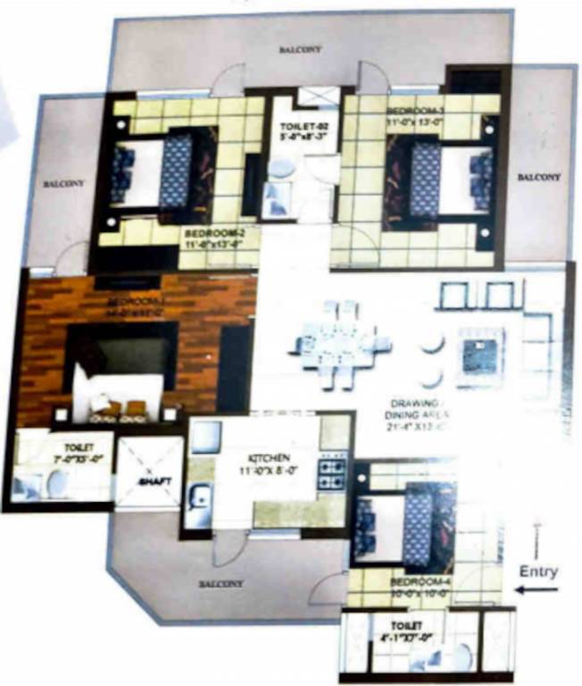  the hermitage park phase 2 Floor Plan Floor Plan