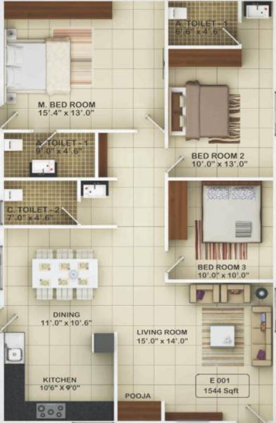  ballari-pearls Floor Plan Floor Plan