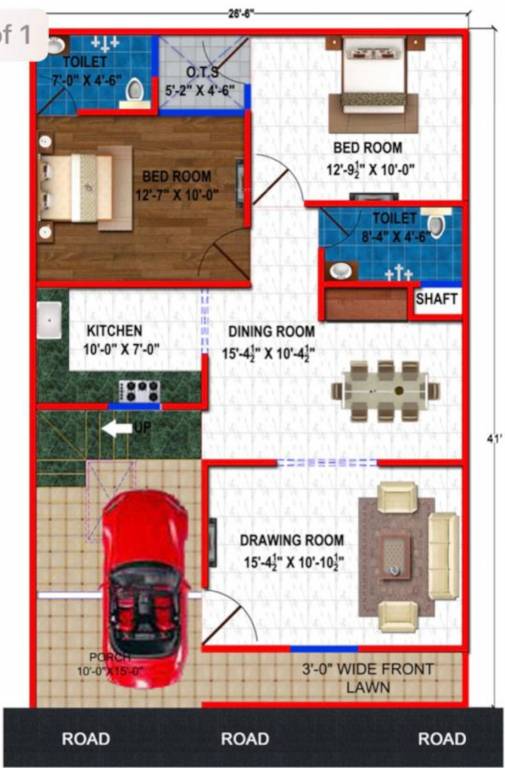  enclave phase 4 Floor Plan Ground Floor Plan