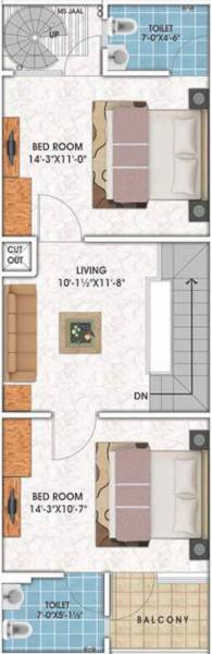  abhinandan-apna-bungalow Floor Plan First Floor Plan