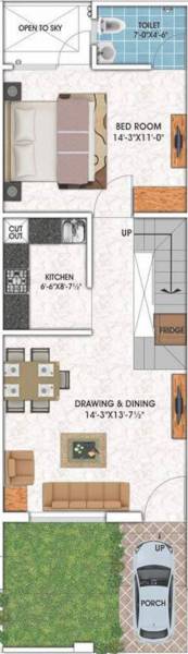  abhinandan-apna-bungalow Floor Plan Ground Floor Plan