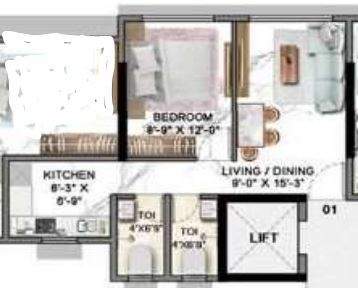 vatika roha palash Floor Plan Floor Plan