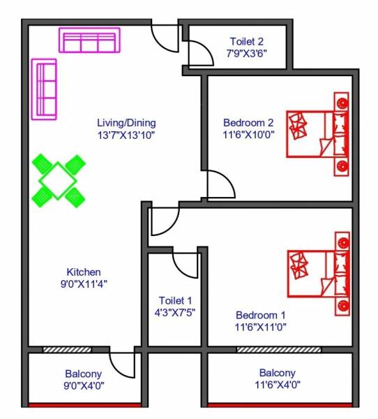  premium-affordable-housing Floor Plan Floor Plan