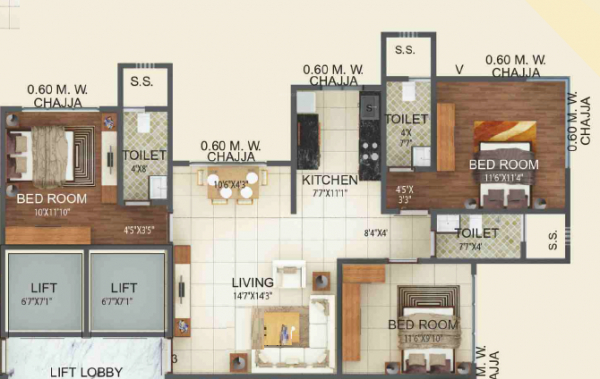  heights Floor Plan Floor Plan