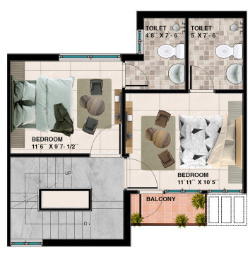  indus-palm-drive Floor Plan Second Floor Plan