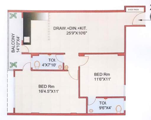 tower Floor Plan Lower Level Duplex Plan