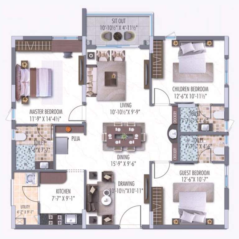  skyrena Floor Plan Floor Plan