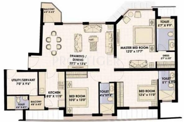 Jaypee Moon Court (3BHK+4T (1,790 sq ft) Servant Room 1790 sq ft) Jaypee Moon Court (3BHK+4T (1,790 sq ft) Servant Room 1790 sq ft)