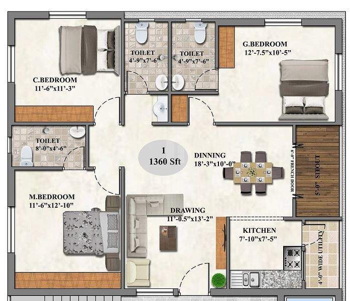  aishwarya Floor Plan Floor Plan