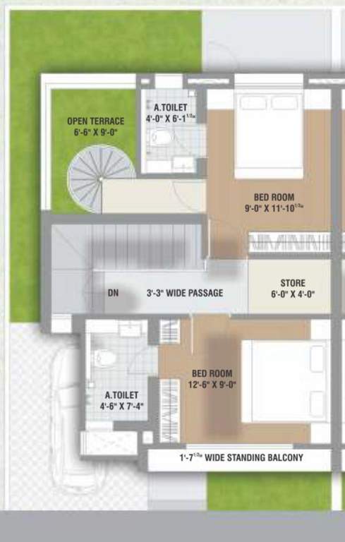 vivanta the grandeur Floor Plan First Floor Plan