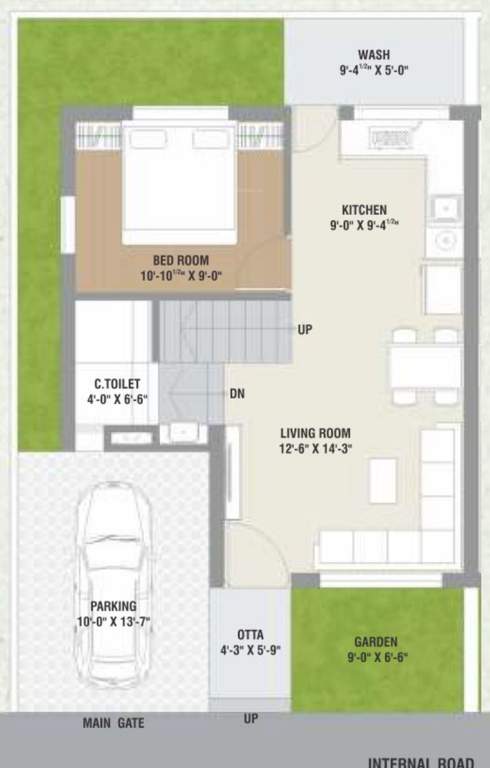 vivanta the grandeur Floor Plan Ground Floor Plan