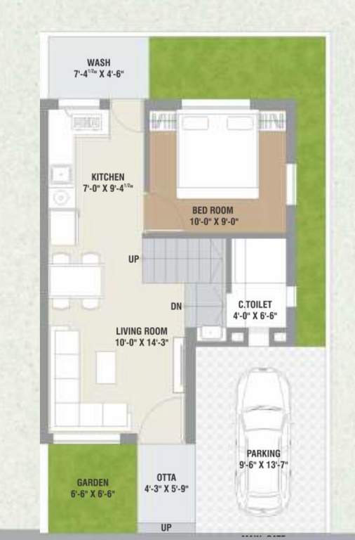 vivanta the grandeur Floor Plan Ground Floor Plan